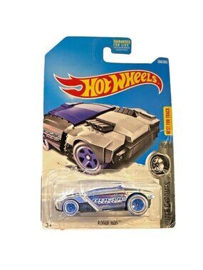 Die Cast Hot Wheels Rogue Hog Super Chromes 10/10 Blue Car
